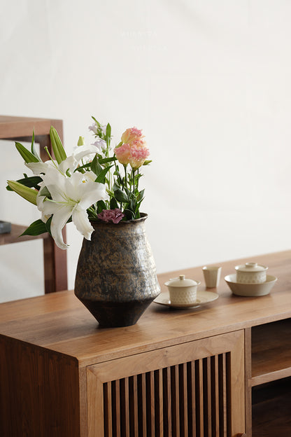 Grand vase fait main de style japonais Wabi Sabi Gohobi 003