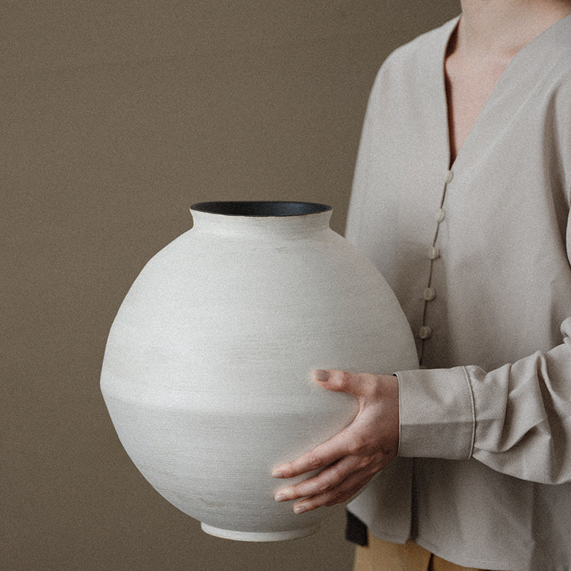 Grand vase fait main de style japonais Wabi Sabi Gohobi 005