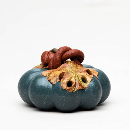 Gohobi Handmade Ceramic YiXing Clay Colourful Pumpkin Ornament Tea pet