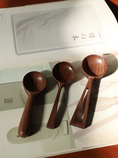 Gohobi Handmade Walnut Coffee Bean Measuring Spoon 008