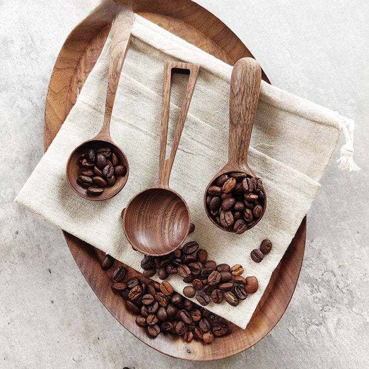 Gohobi Handmade Walnut Coffee Bean Measuring Spoon 008