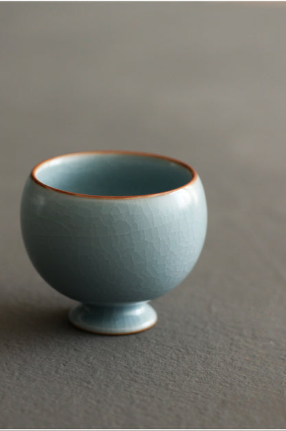 Gohobi Handmade Sky Blue Ceramic Tea Cup