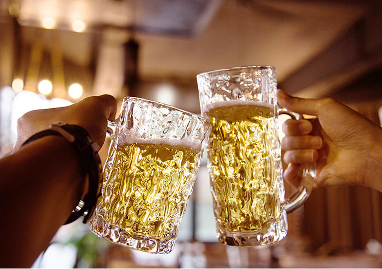 Gohobi Japanese Sasaki Crystal Beer Mug