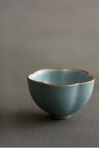 Gohobi Handmade Sky Blue Ceramic Tea Cup