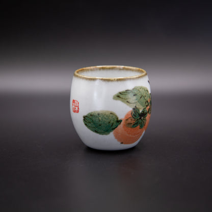 [漢先工作室 x Gohobi Gallery] Hand-painted Floral and Fruit Tea Cup 001/002