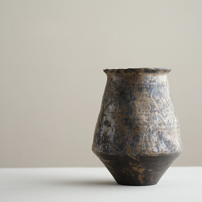 Grand vase fait main de style japonais Wabi Sabi Gohobi 003