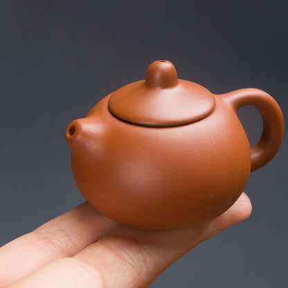 Gohobi Handmade Ceramic YiXing Clay Mini Teapot Ornament Tea pet