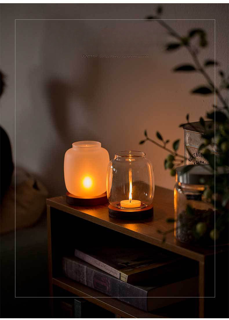 Gohobi Retro Zen Glass Candlelight Ornament