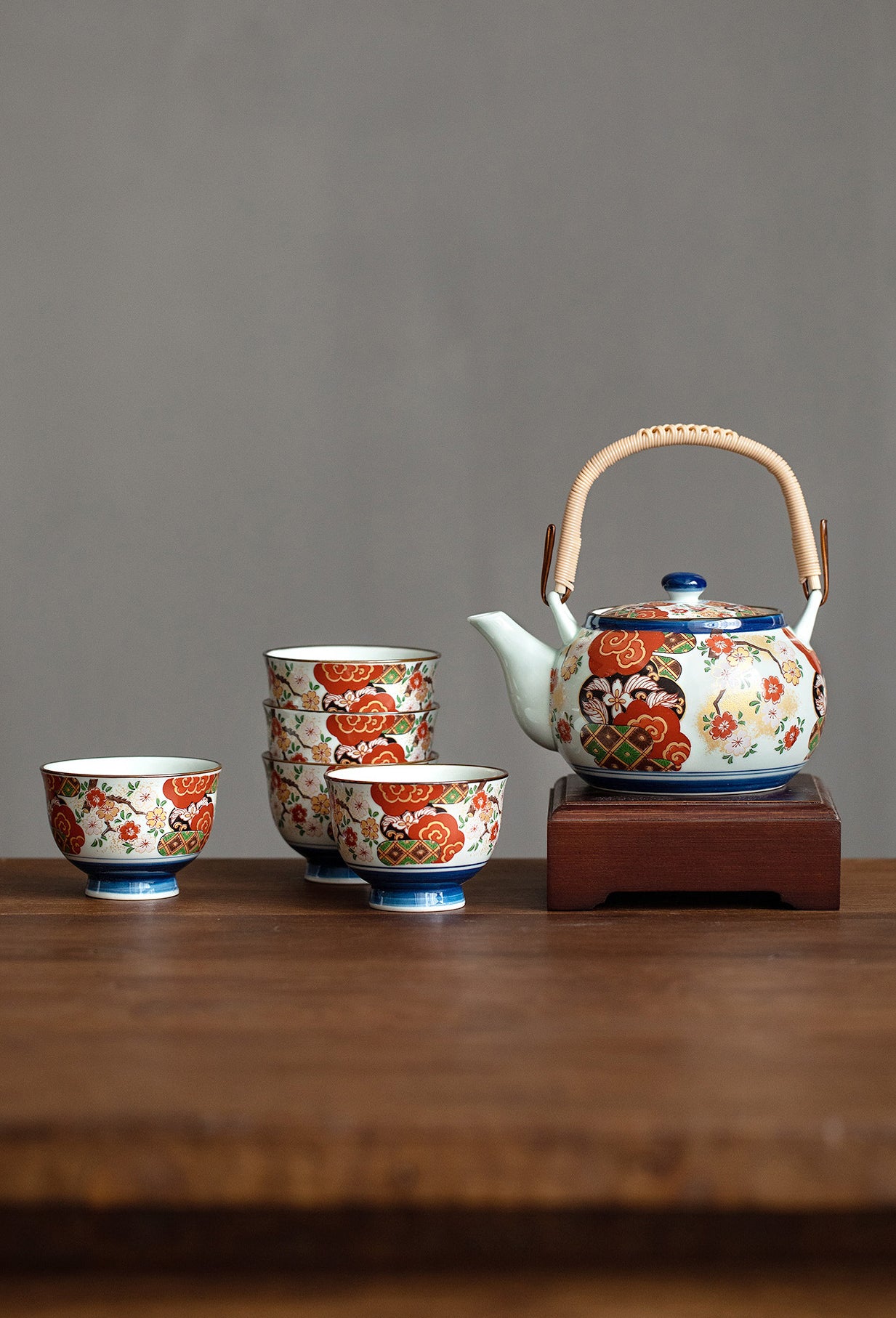 Gohobi Japanese Ancient Imari Tea Set