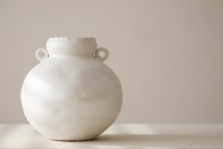 Grand vase fait main de style japonais Wabi Sabi Gohobi 007