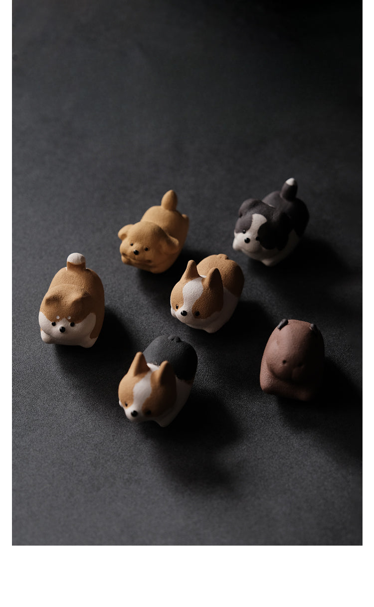 Gohobi Animals Yixing Clay Purple Sand Tea Pet Ornament