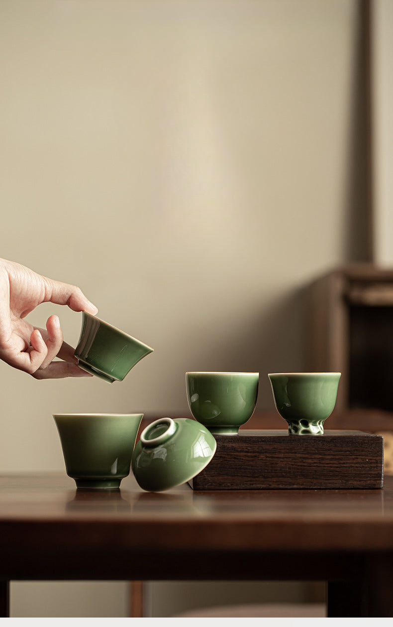 Gohobi Handmade Green Tea Cup