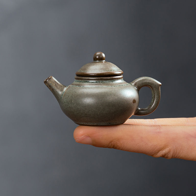 Gohobi Handmade Ceramic YiXing Clay Mini Teapot Ornament Tea pet