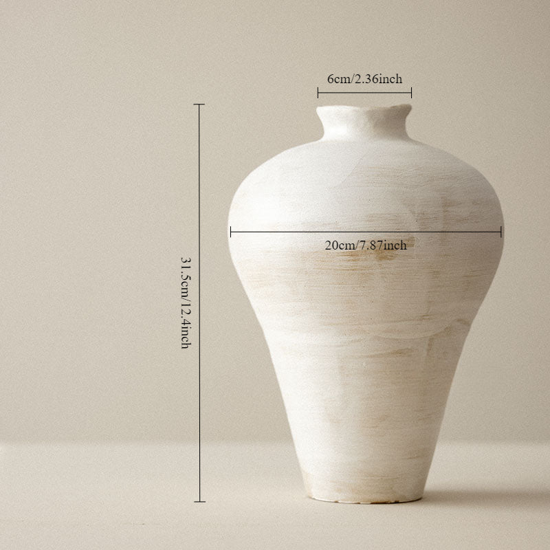 Grand vase fait main de style japonais Wabi Sabi Gohobi 001