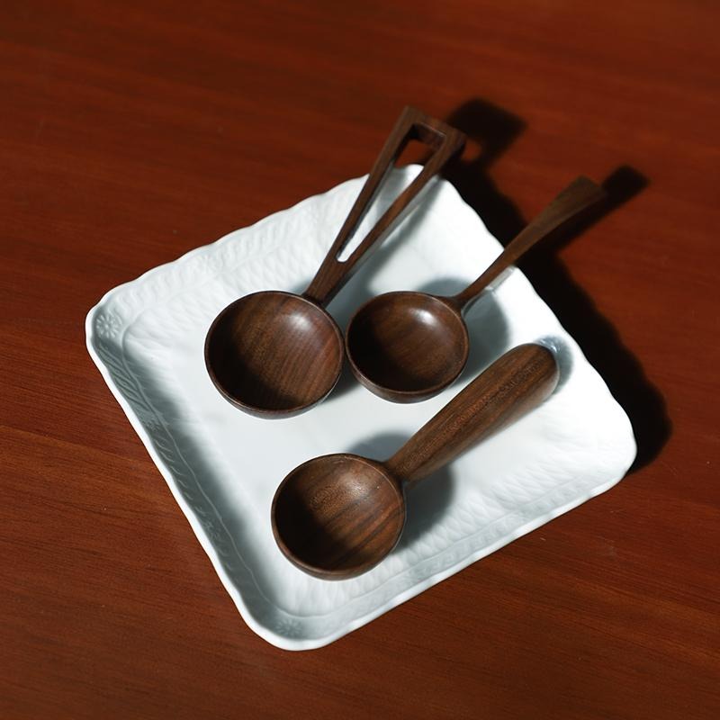 Gohobi Handmade Walnut Coffee Bean Measuring Spoon 008