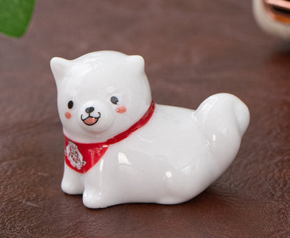 Gohobi Colourful Shiba Inu Dog Chopstick Rest