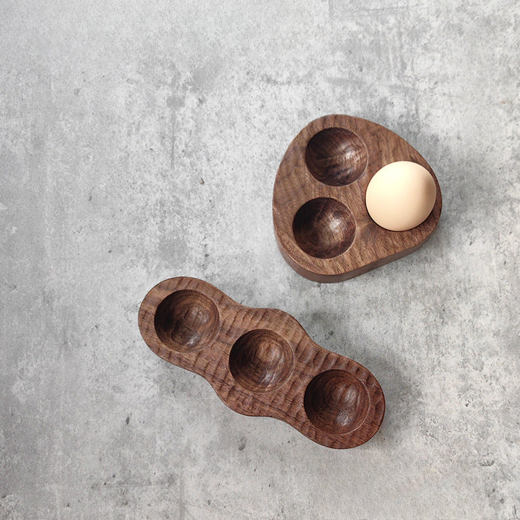 Gohobi Handmade Walnut Egg Storage Tray 006