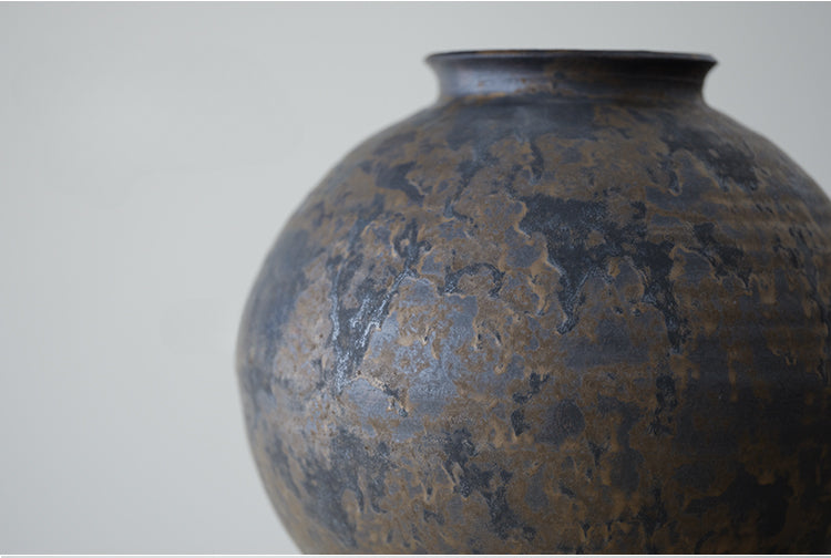 Grand vase fait main de style japonais Wabi Sabi Gohobi 005