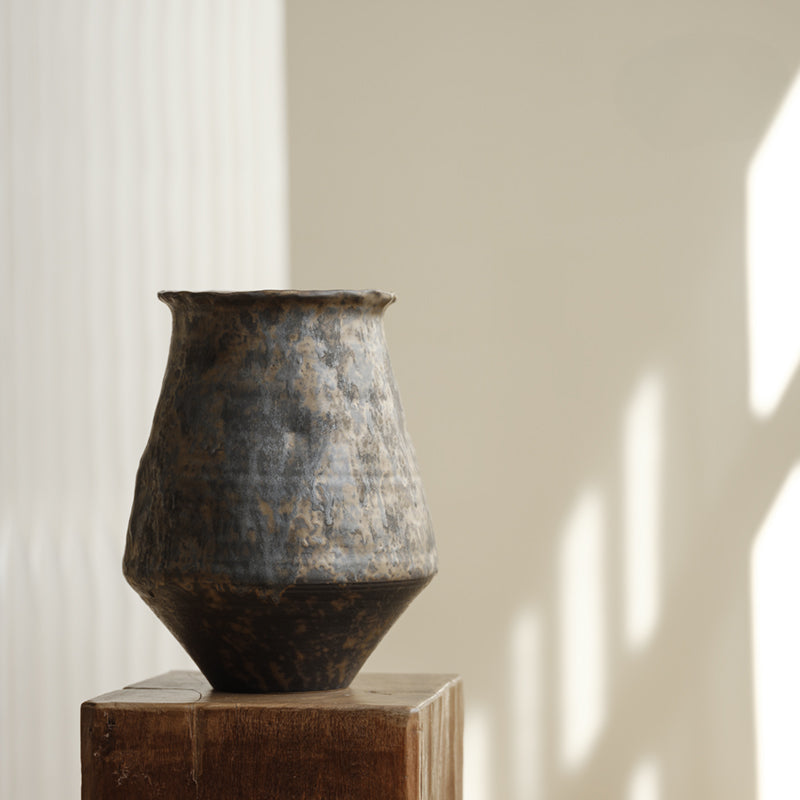 Grand vase fait main de style japonais Wabi Sabi Gohobi 003