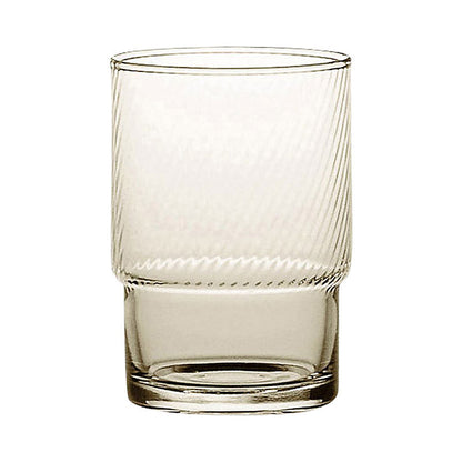 Gohobi Japanese Stackable Diagonal Glass Water Cup