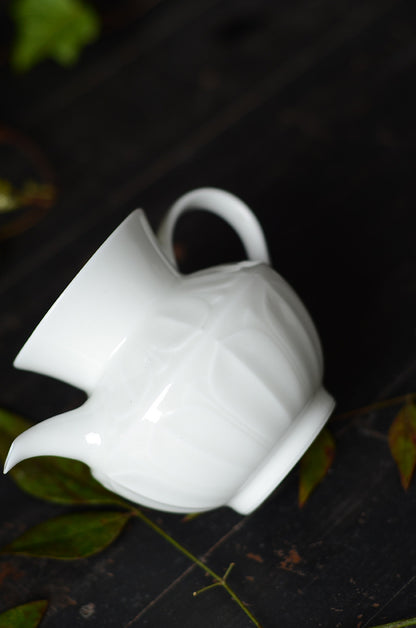 Gohobi Jade White Lotus Tea Cup Teapot Pitcher