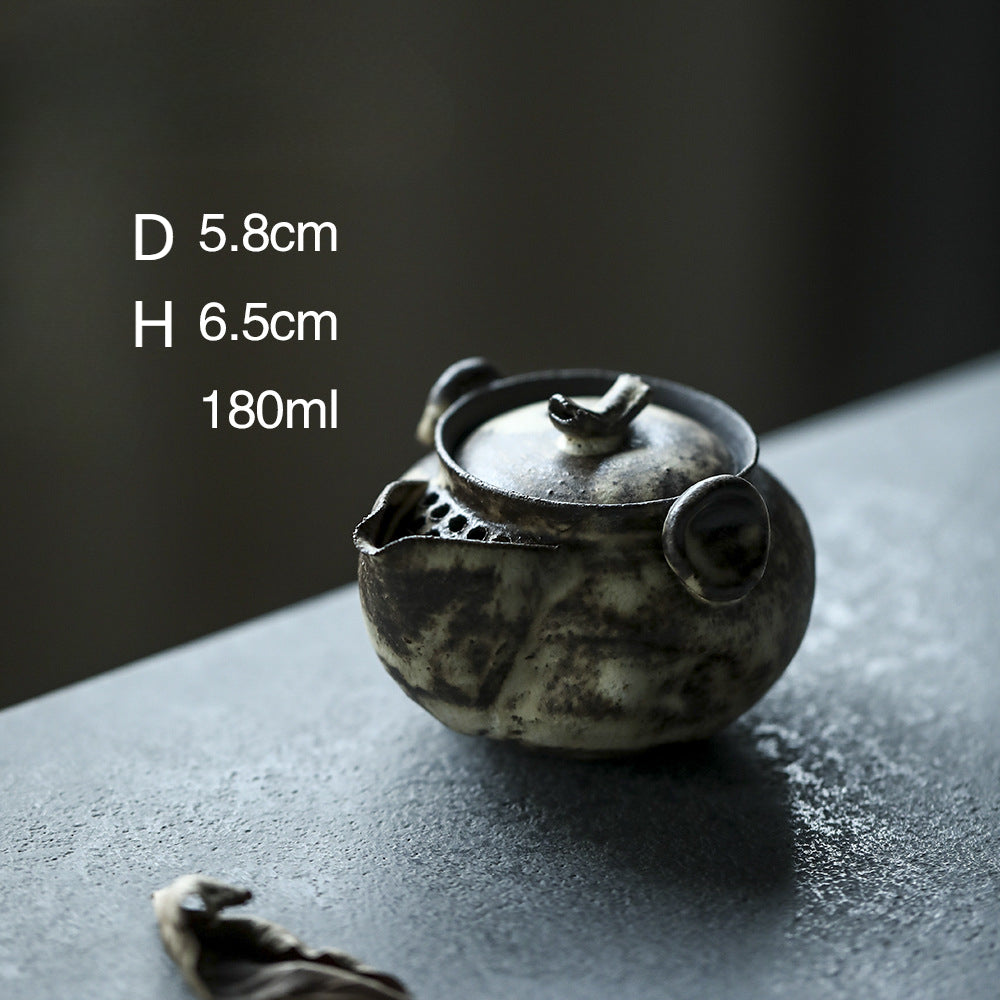 Gohobi Handmade Wood-fired Natual Ash Ceramic Gaiwan  Hohin Teapot