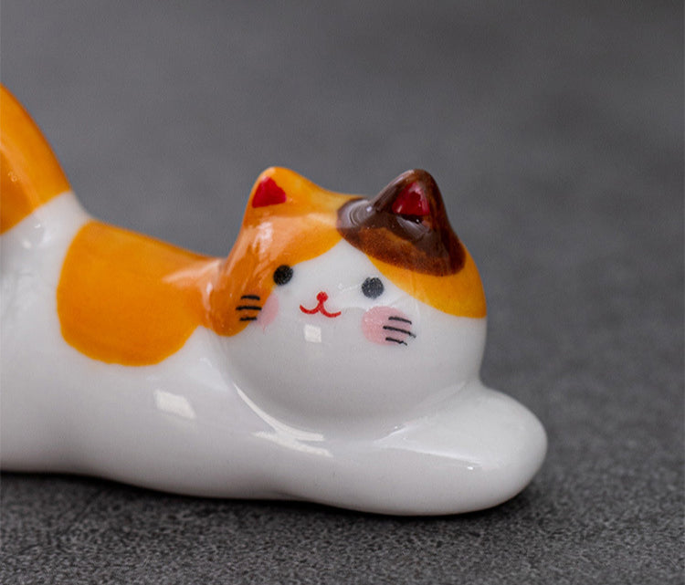 Gohobi Colourful Cat Chopstick Rest