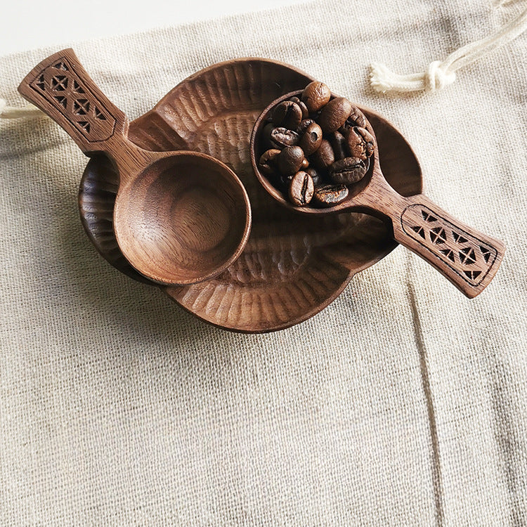 Gohobi Handmade Walnut Coffee Bean Measuring Spoon 005