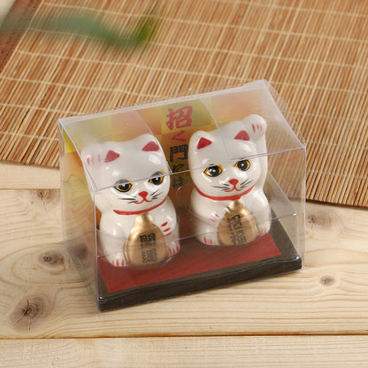 Gohobi Lucky Cat Ornament Set