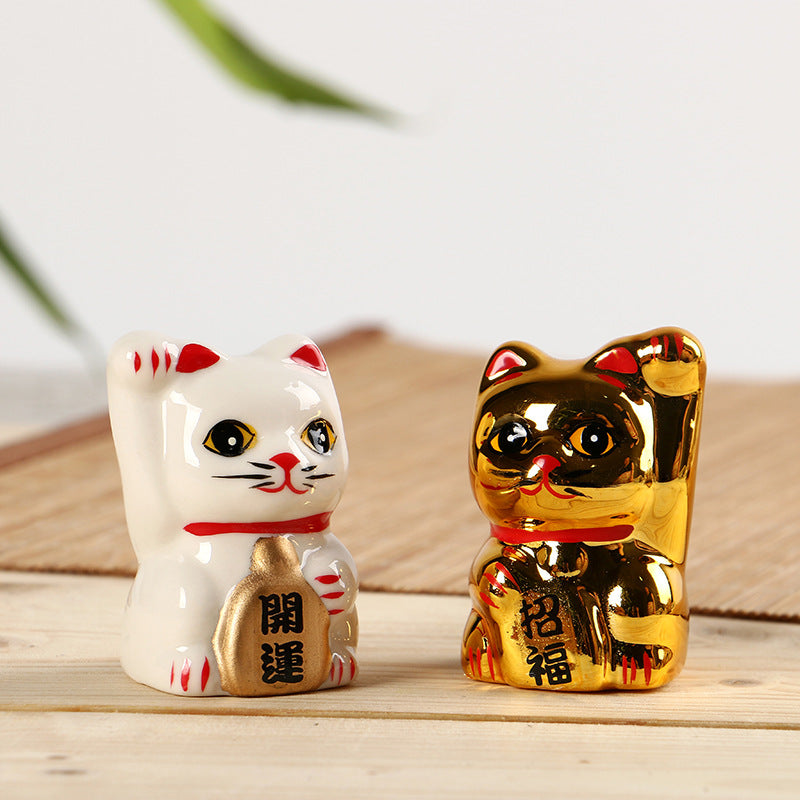 Gohobi Lucky Cat Ornament Set