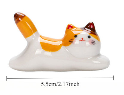 Gohobi Colourful Cat Chopstick Rest