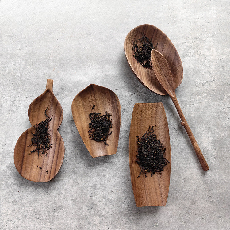 Gohobi Handmade Walnut Gongfu Tea Spoon 001