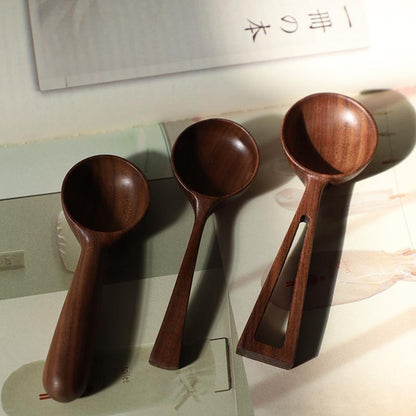 Gohobi Handmade Walnut Coffee Bean Measuring Spoon 008