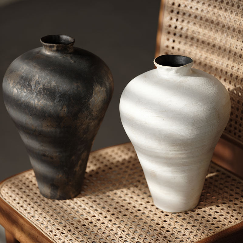 Grand vase fait main de style japonais Wabi Sabi Gohobi 001