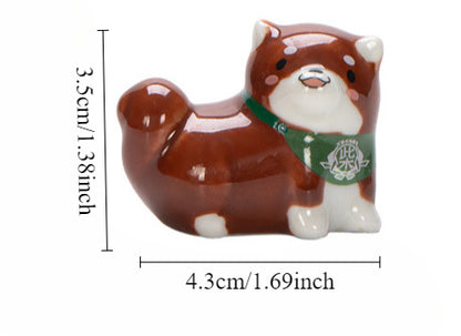 Gohobi Colourful Shiba Inu Dog Chopstick Rest