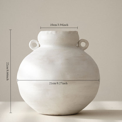 Grand vase fait main de style japonais Wabi Sabi Gohobi 007