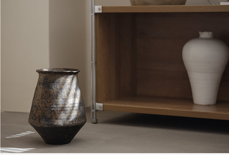 Grand vase fait main de style japonais Wabi Sabi Gohobi 003