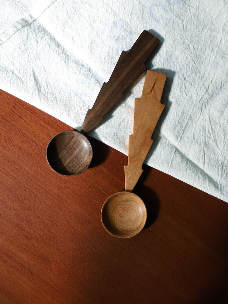 Gohobi Handmade Wooden Tree Shape Spoon 004