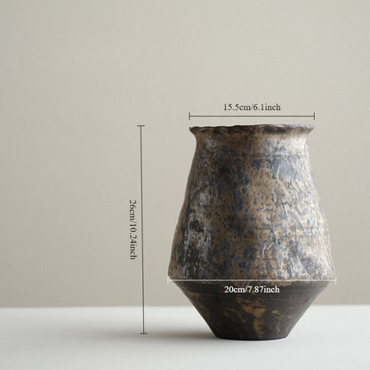 Grand vase fait main de style japonais Wabi Sabi Gohobi 003