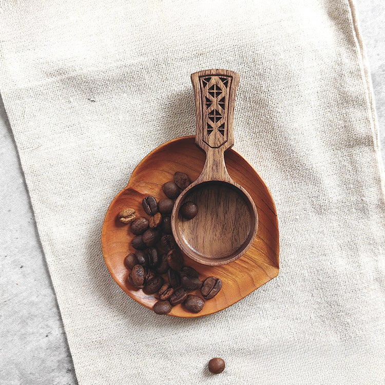 Gohobi Handmade Walnut Coffee Bean Measuring Spoon 005