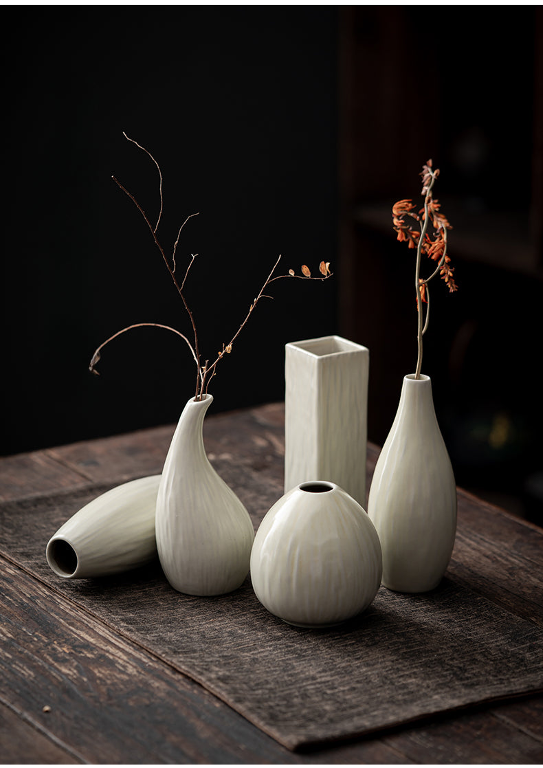 Ensemble de vases de table blancs classiques Gohobi