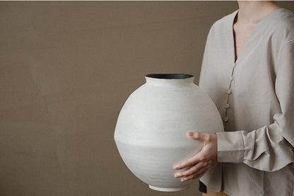 Grand vase fait main de style japonais Wabi Sabi Gohobi 005