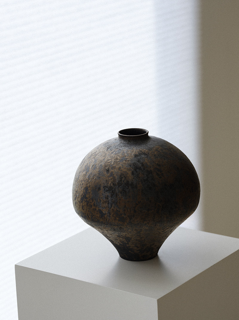 Grand vase fait main de style japonais Wabi Sabi Gohobi 002