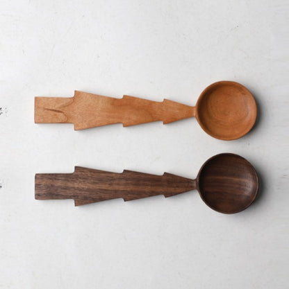 Gohobi Handmade Wooden Tree Shape Spoon 004