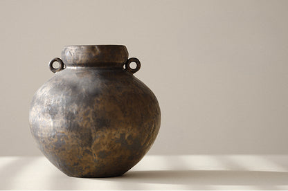 Grand vase fait main de style japonais Wabi Sabi Gohobi 007