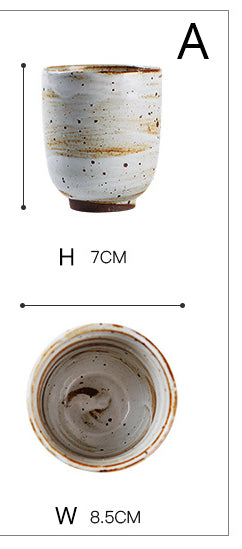 Gohobi粗陶餐具組-復古創意飯碗