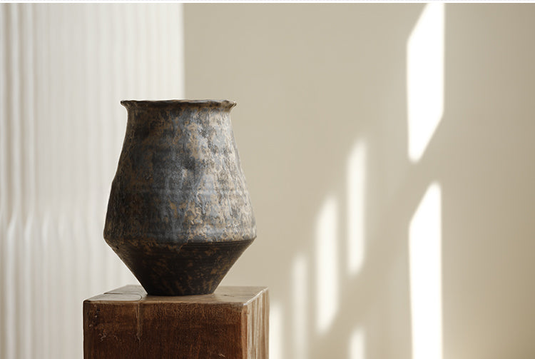 Grand vase fait main de style japonais Wabi Sabi Gohobi 003