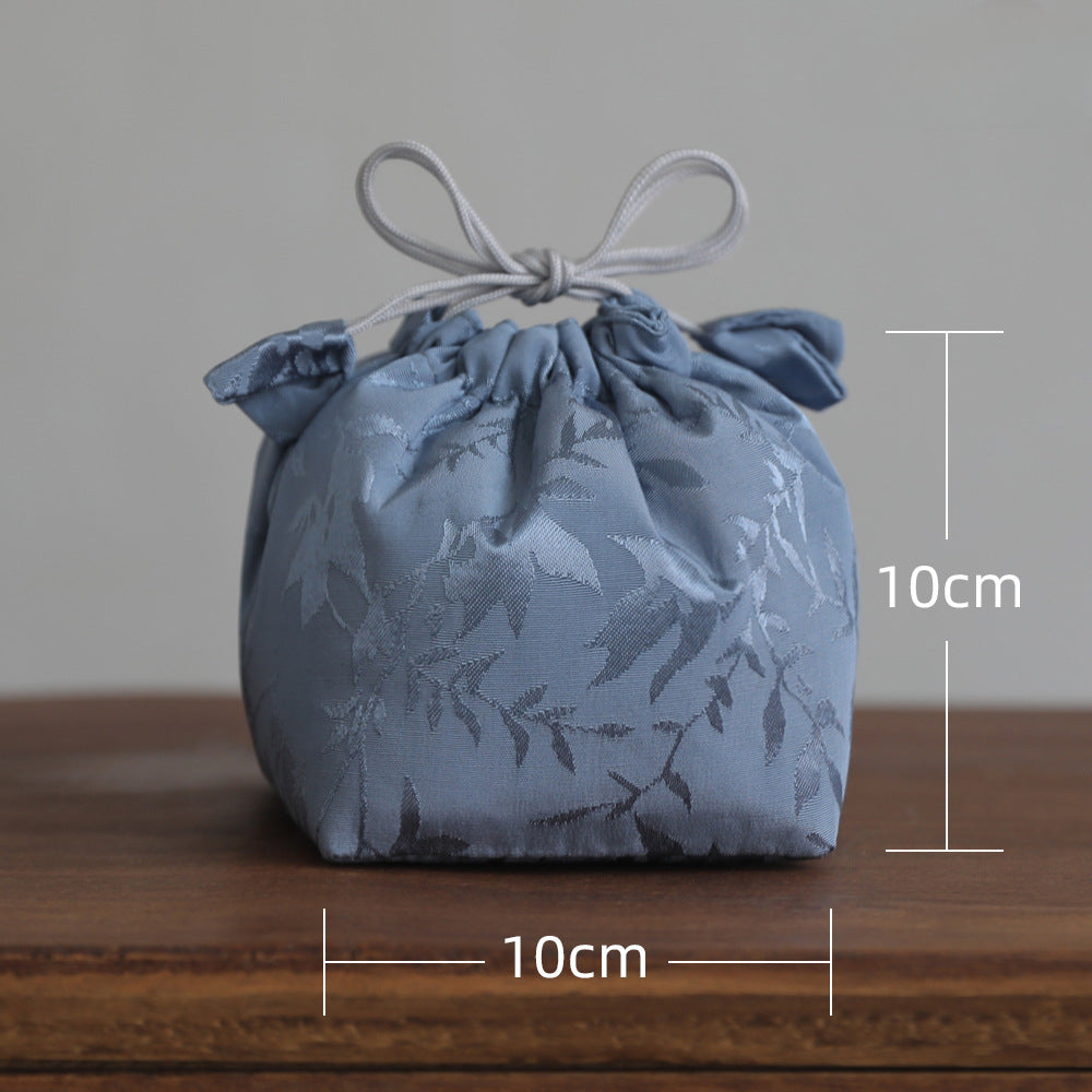 Sac de voyage de rangement pour théière Gohobi bleu et rose