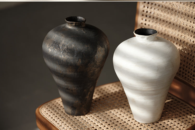 Grand vase fait main de style japonais Wabi Sabi Gohobi 001