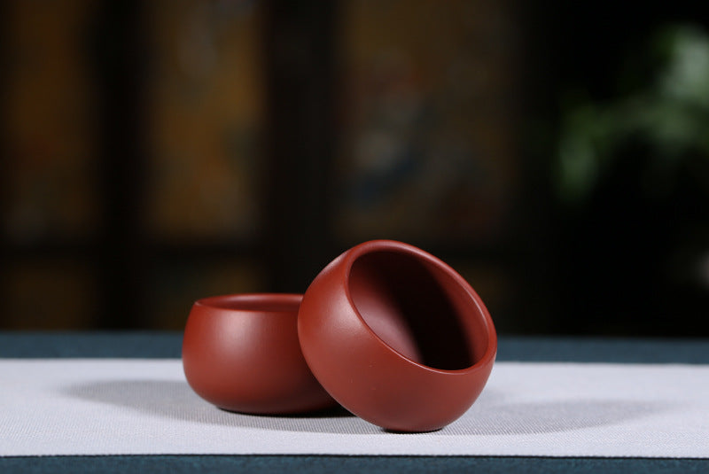 Gohobi Colourful Yixing Clay Ceramic Round Tea Cup